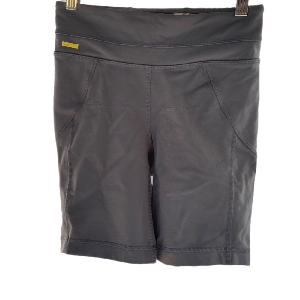 Lolë gray stretch upf 50 biker shorts xs